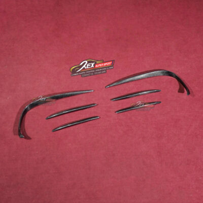 E Coupe W238 Front Bumper Canard Carbon