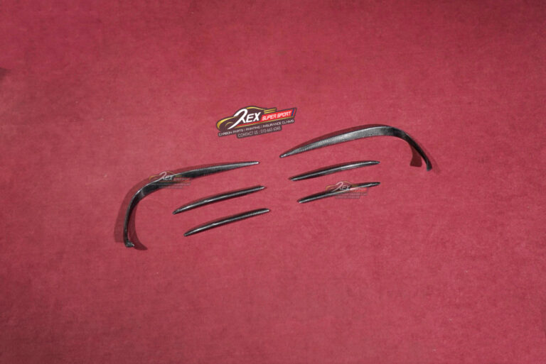 E Coupe W238 Front Bumper Canard Carbon