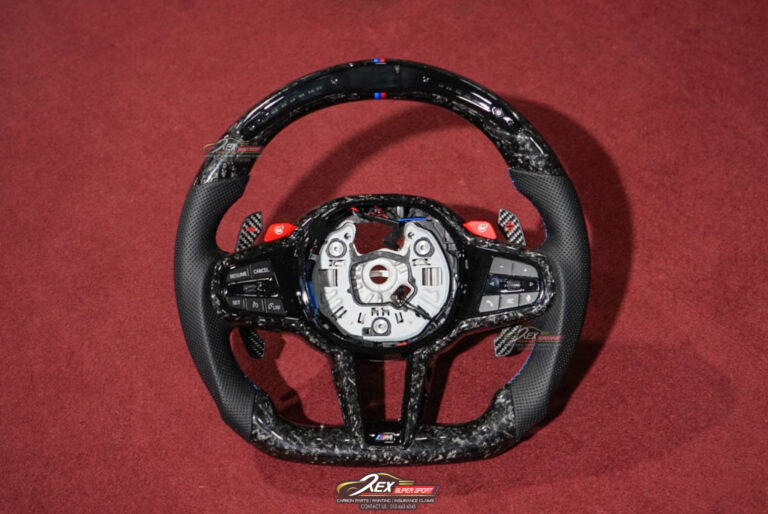 BMW G-Series CSL Steering Wheel LED Forged Carbon