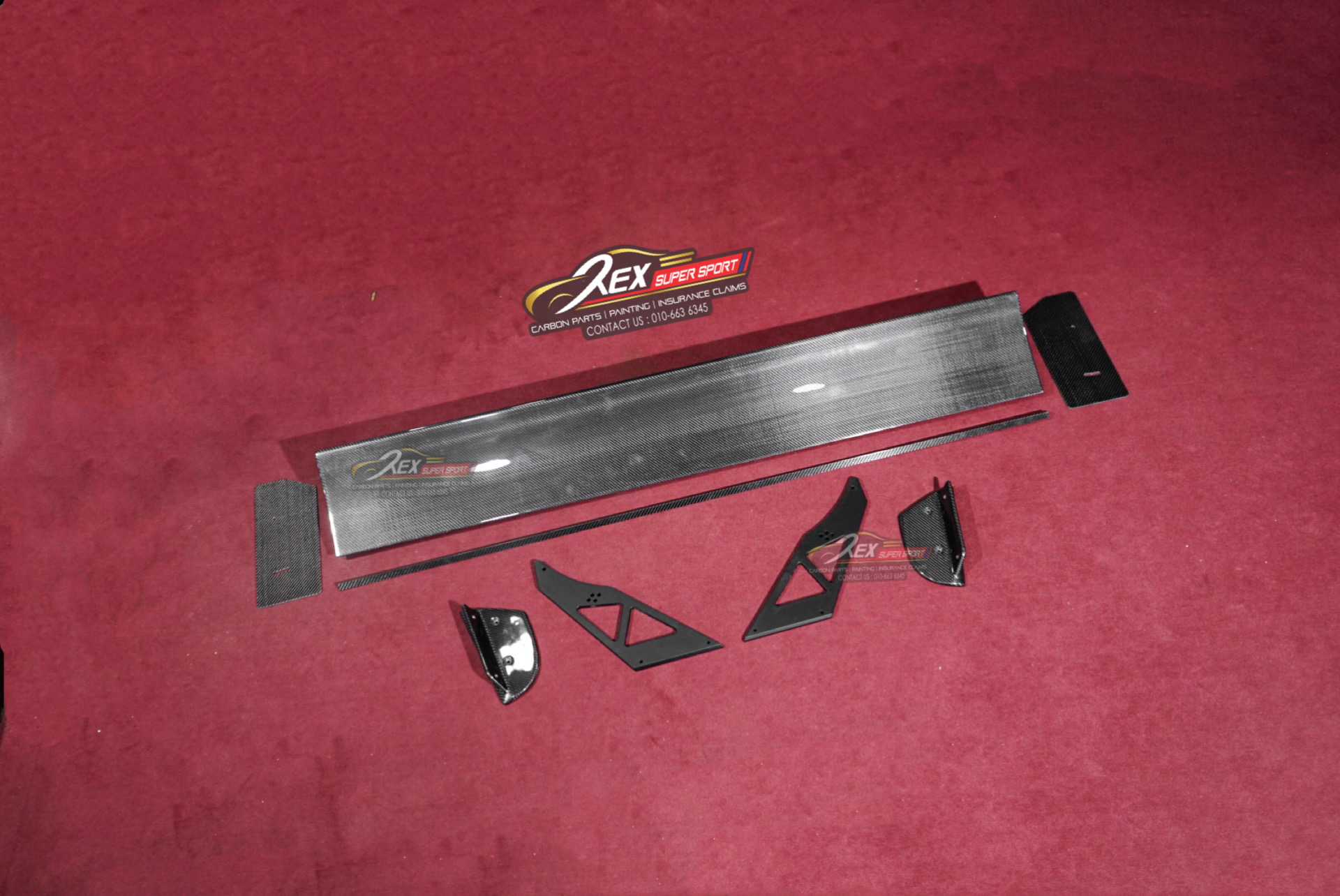 Honda FK8 Type R Rear Spoiler AR GTC 250 67" Dry Carbon