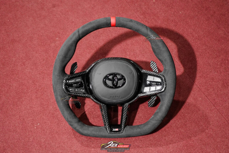 Supra A90 CSL Style Steering Alcantara