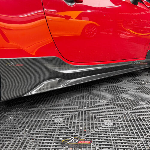 GT86 Rear Side Skirt Lip TRD Carbon