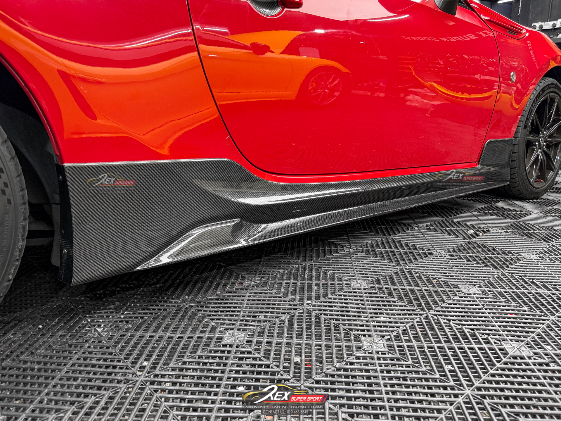 GT86 Rear Side Skirt Lip TRD Carbon - Rexsupersport - Specializes