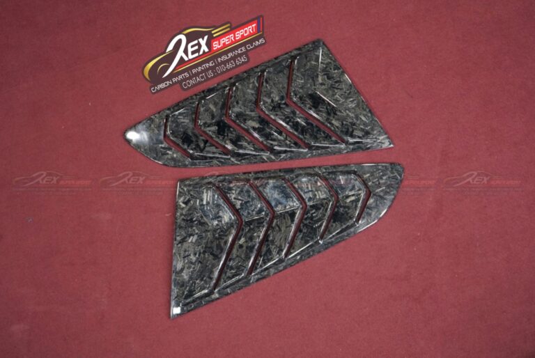 Ford Mustang Rear Side Window Cover Forged