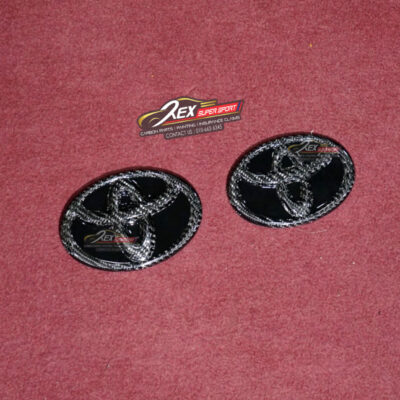 Supra A90 Logo Emblem Front Rear Bonnet Carbon