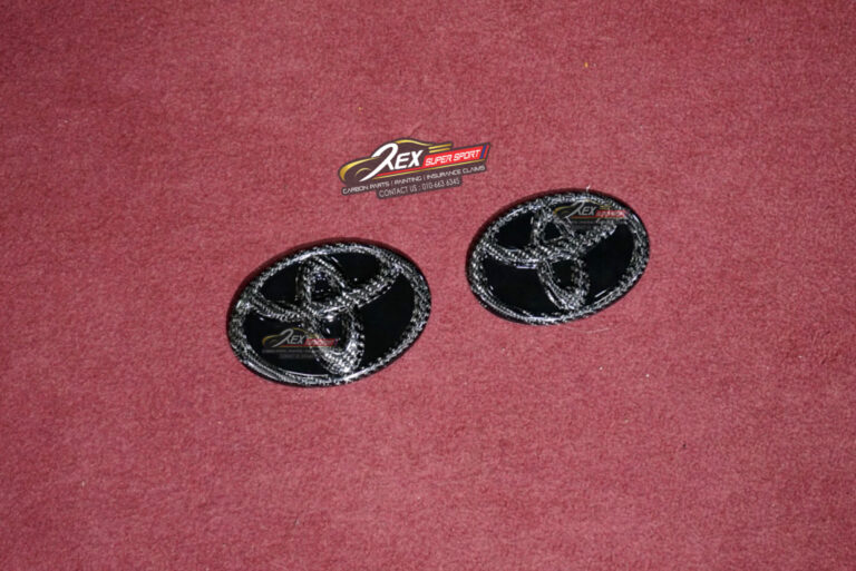 Supra A90 Logo Emblem Front Rear Bonnet Carbon