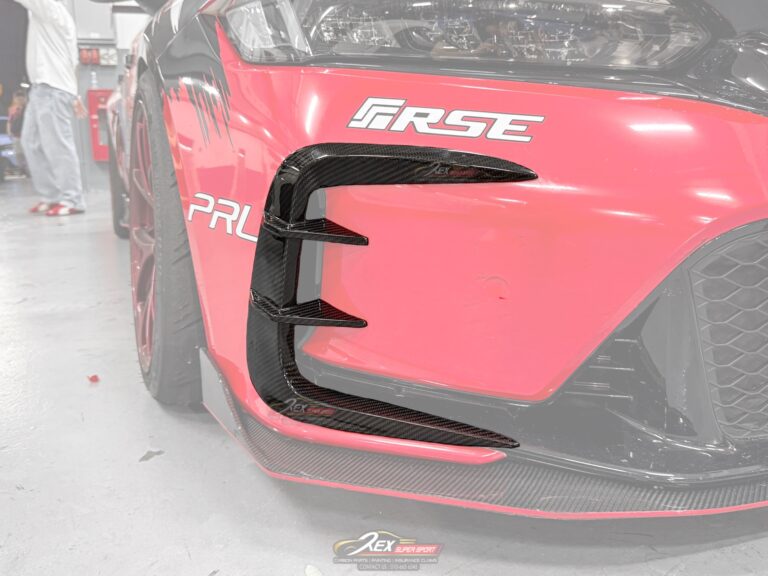 Honda FL5 Type R Fog Cover CMST Dry Carbon