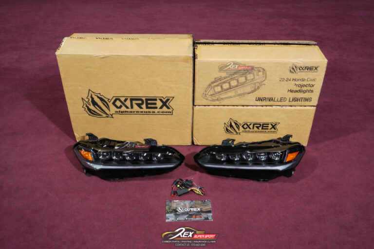 Honda FL5 Type R Head Lamp AlphaRex OVA LED Projector