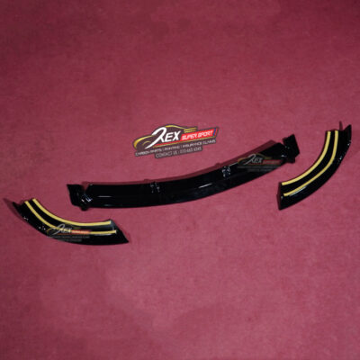 E-CLASS W213 Front Lip Black Bra
