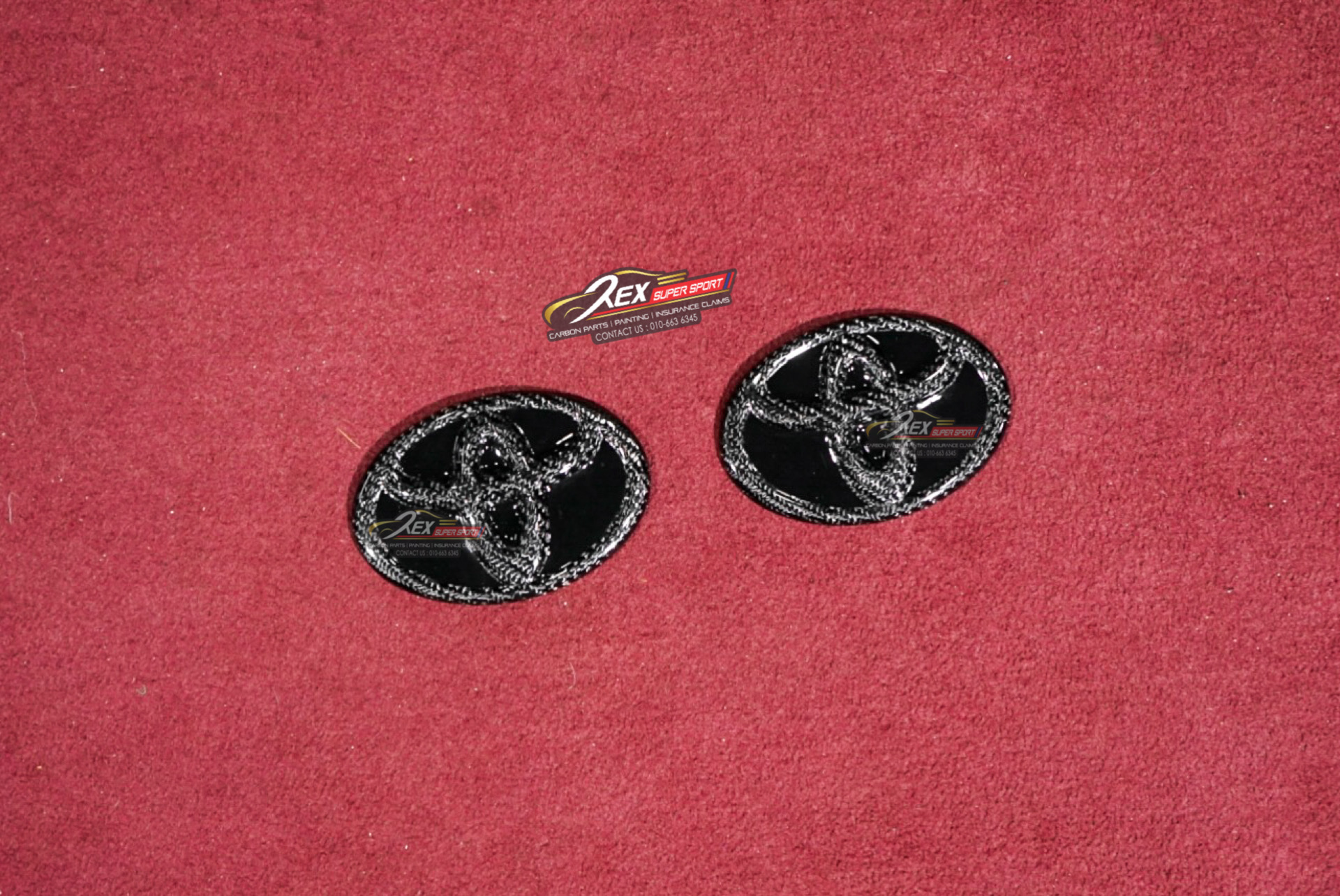 GR86 Emblem Front Rear Bonnet Carbon