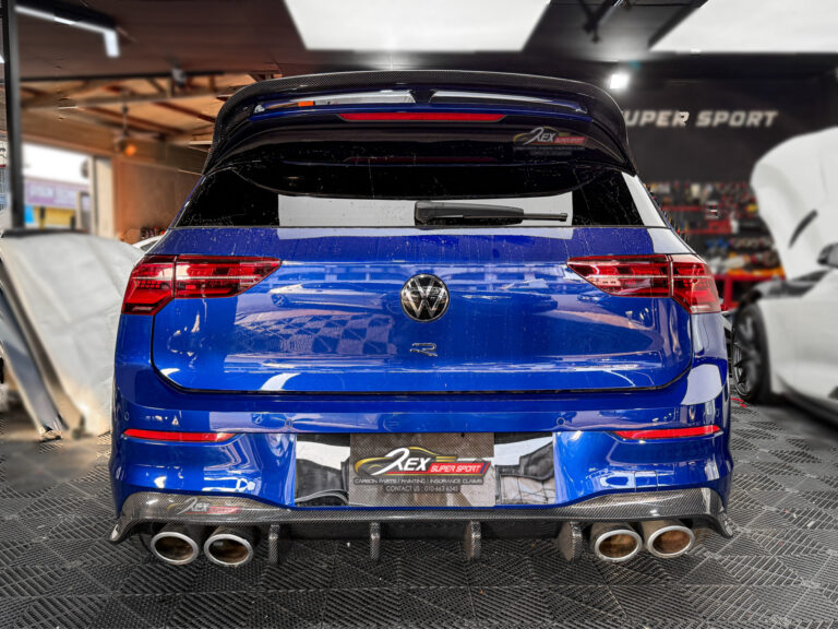 Golf Mk8 R Rear Diffuser Carbon