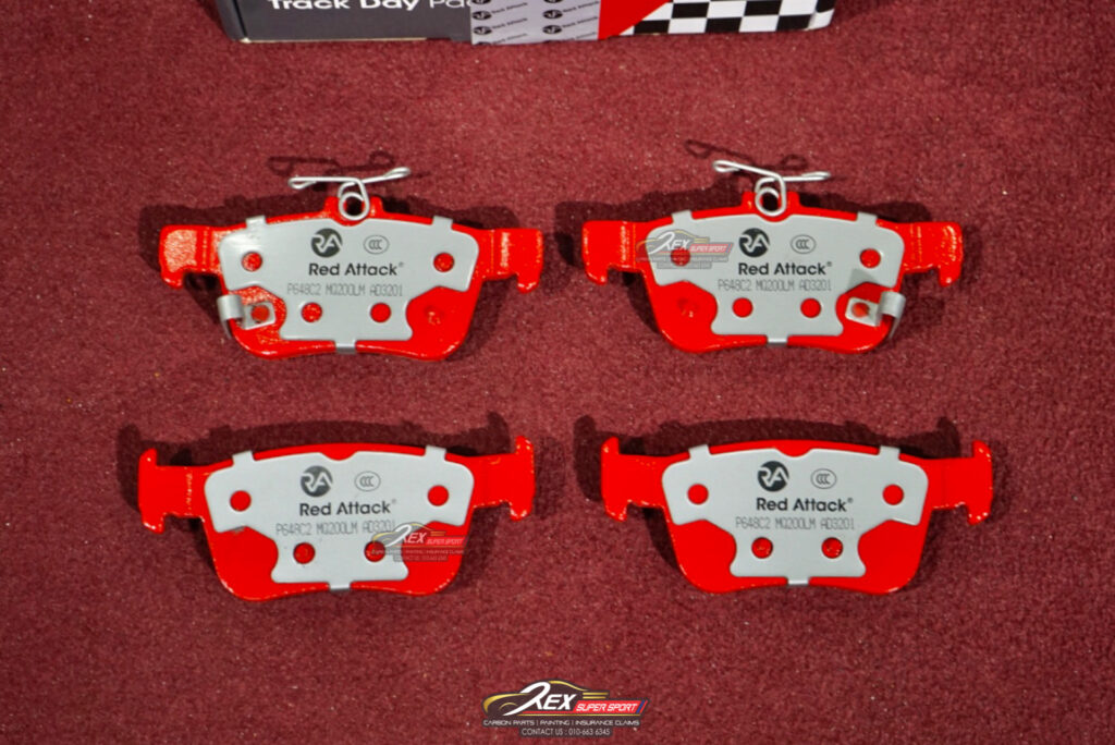 Honda FL5 Type R Red Attack MQ200 Brake Pads Rear - Rexsupersport