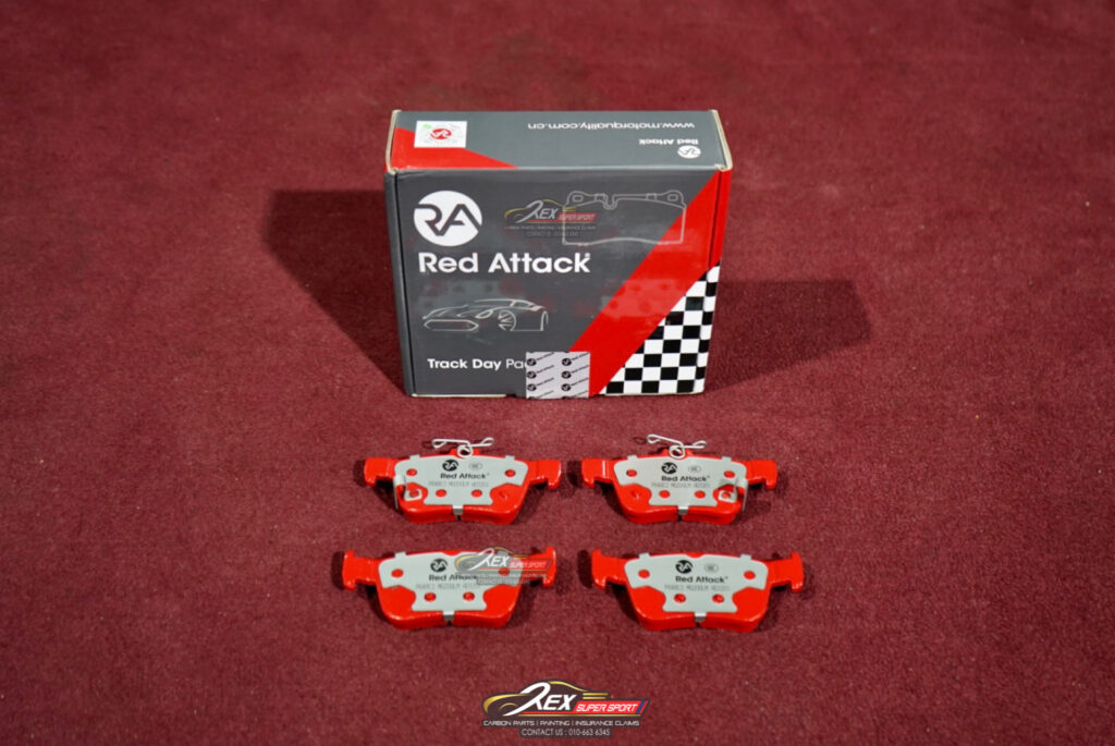 Honda FL5 Type R Red Attack MQ200 Brake Pads Rear - Rexsupersport