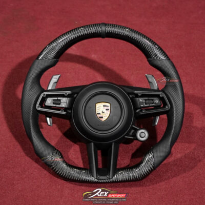 Porsche Upgrade 992 Style Steering Wheel Full Carbon