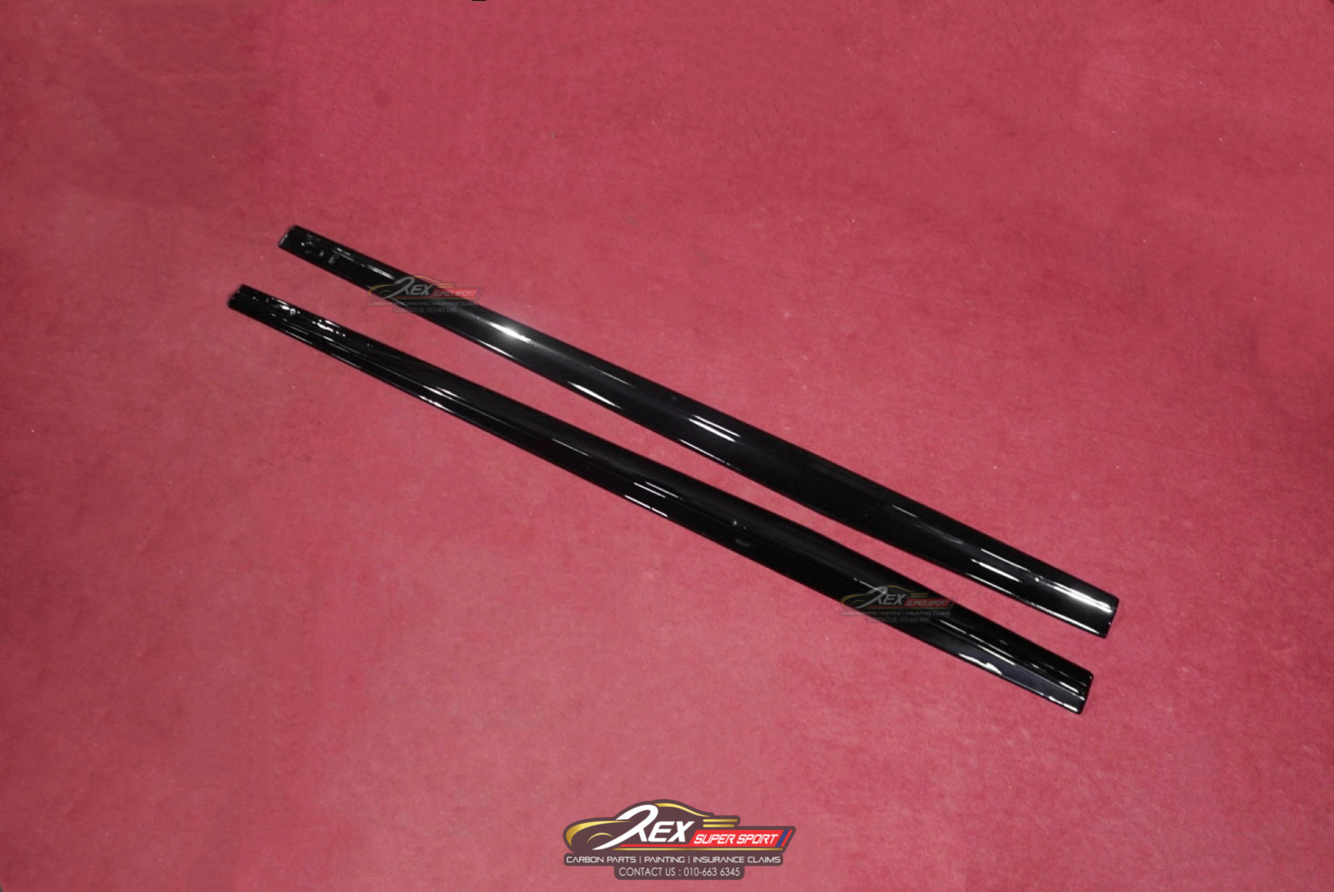 A-CLASS W176 A180 A200 A250 A45 Side Skirt Lip Black