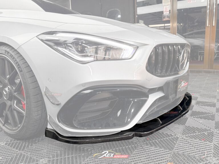 CLA W118 200 250 45s AMG Front Lip Max Carbon