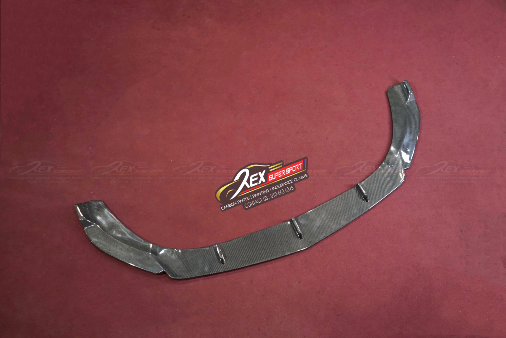CLA W118 200 250 45s AMG Front Lip Max Carbon