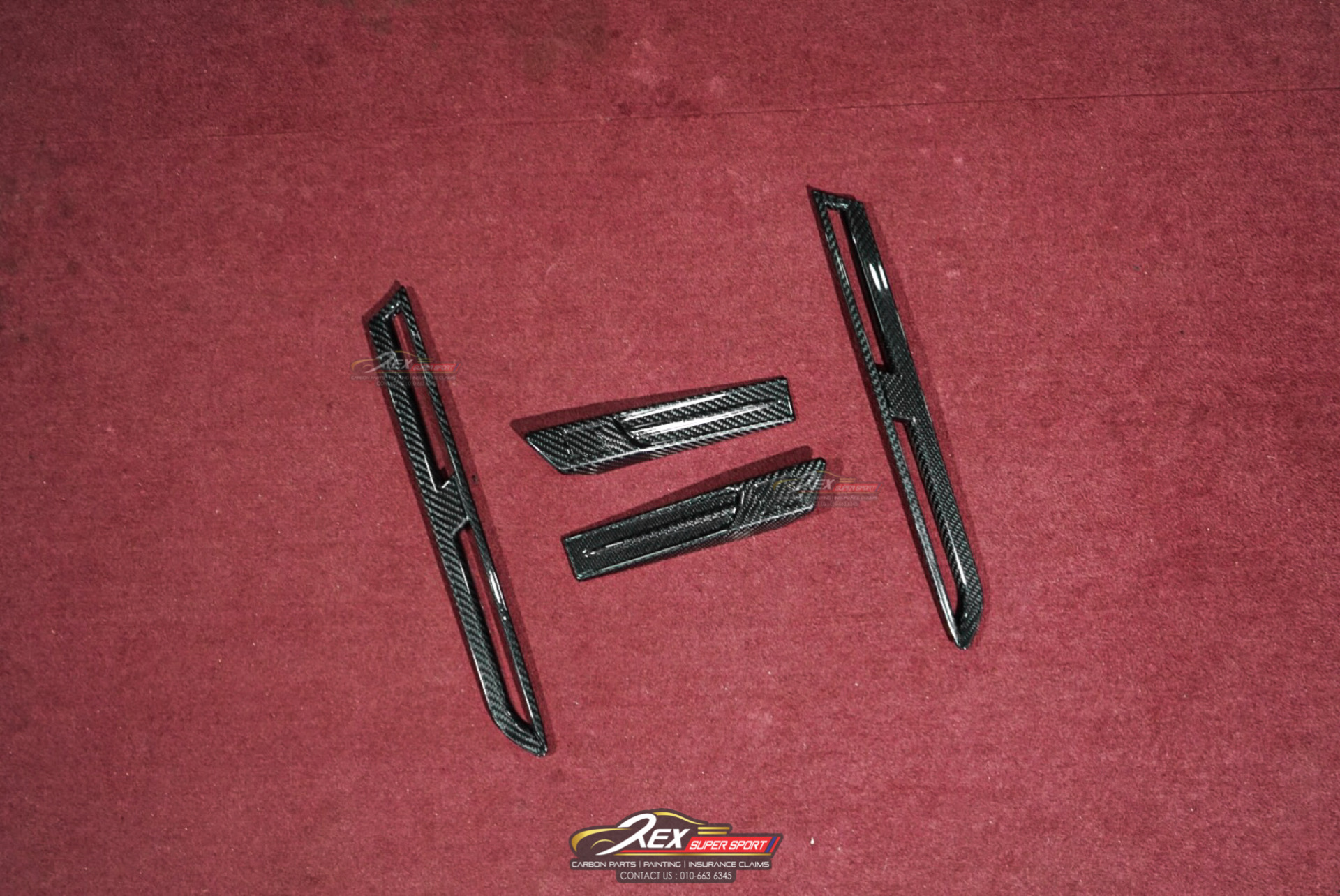 Nissan GTR35 Fender Air Vent Set Dry Carbon