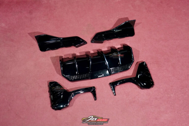 BMW G20 LCI Rear Diffuser VTEN V2 Black