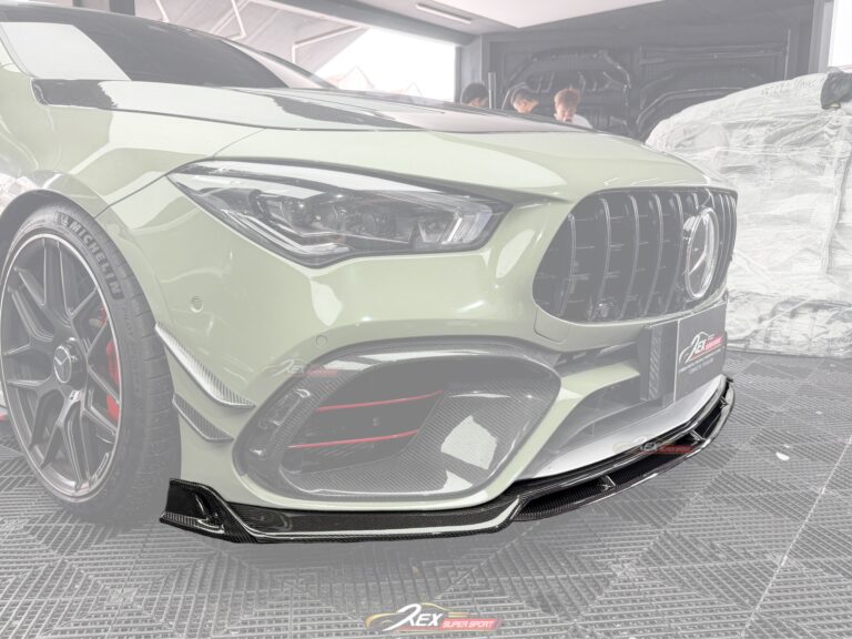 CLA W118 200 250 45s AMG Front Lip AE Carbon