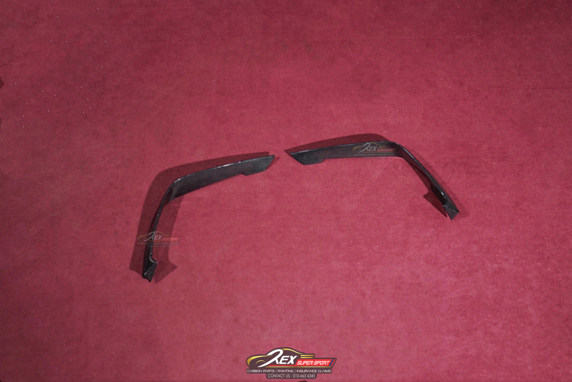 Supra A90 Front Canard Carbon