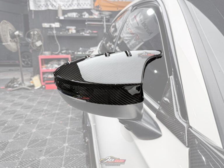Honda FE / FL1 / FL5 Type R Side Mirror Cover Mug V2 Dry Carbon