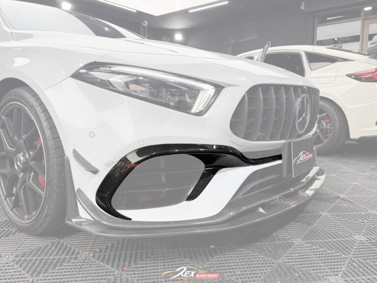 A-Class W177 V177 A45s Front Bumper Canard TK Dry Carbon