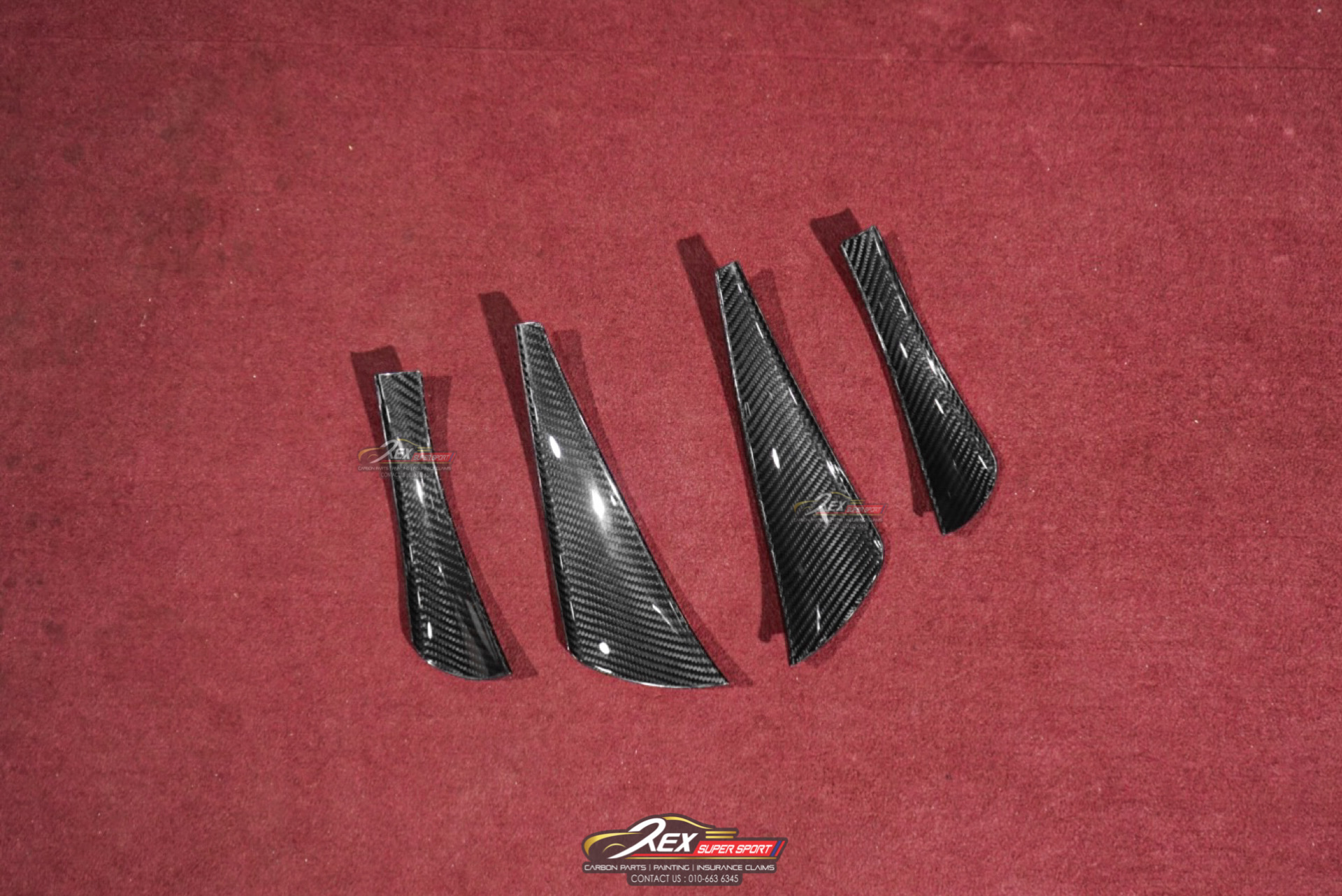 Supra A90 Front Canard VERUS Dry Carbon