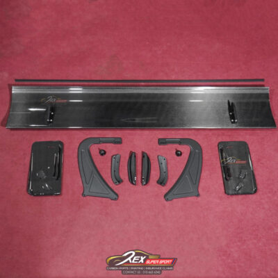 Supra A90 Rear Spoiler VERUS Swan Neck Dry Carbon
