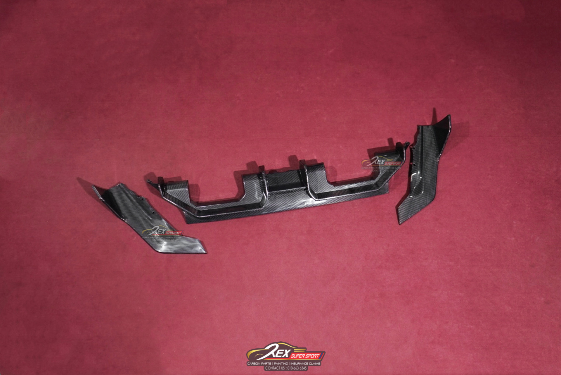 BMW G87 M2 Rear Diffuser AD Dry Carbon