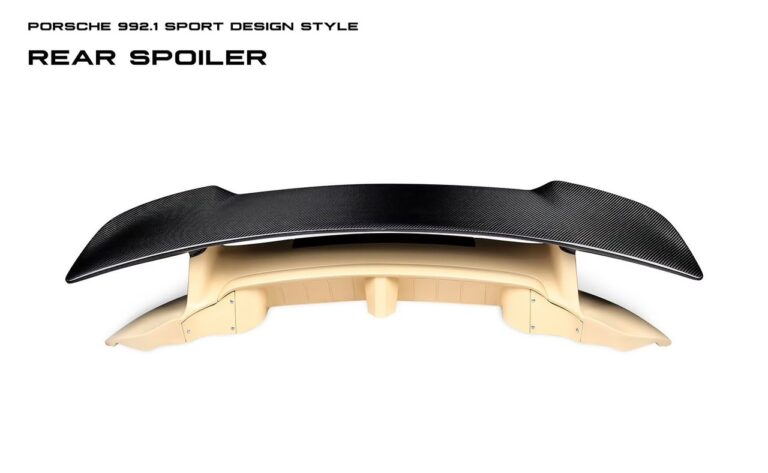 Porsche Carrera 992 / 911 Rear Spoiler Sport D 1:1 Dry Carbon