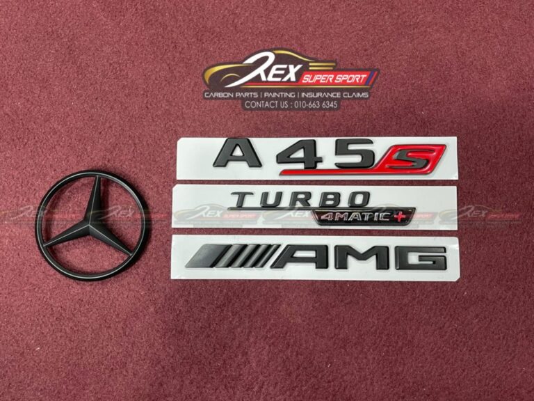 A-Class W177 V177 Emblem Logo Badge Set