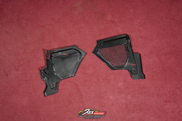 BMW G87 G80 G82 M2 M3 M4 Engine Bay Mesh Cover Dry Carbon