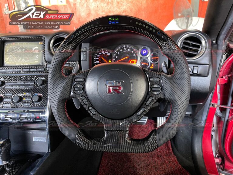 GTR35 Steering Wheel LED Performance Carbon